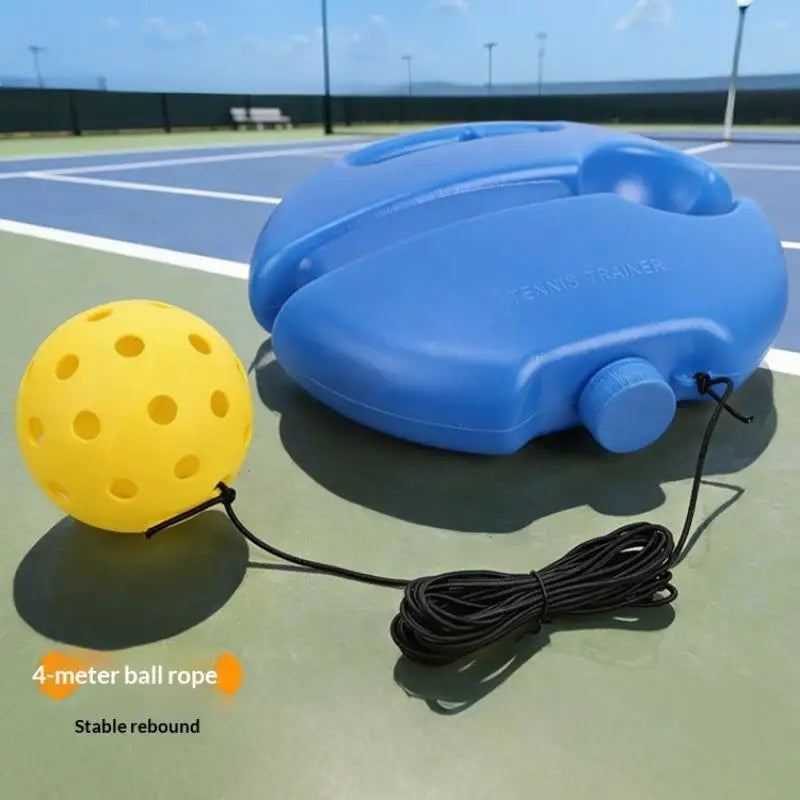 Solo Pickleball Rebound Trainer with Tethered Ball & Stability Base