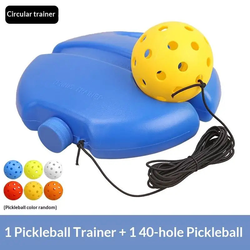 Solo Pickleball Rebound Trainer with Tethered Ball & Stability Base
