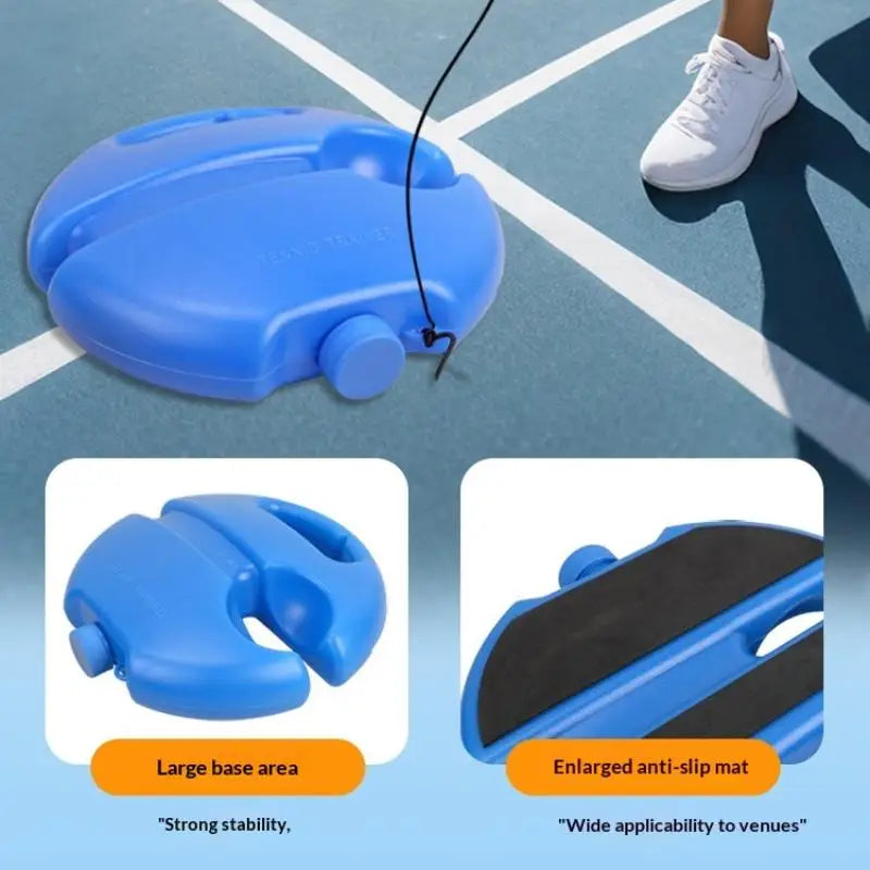 Solo Pickleball Rebound Trainer with Tethered Ball & Stability Base